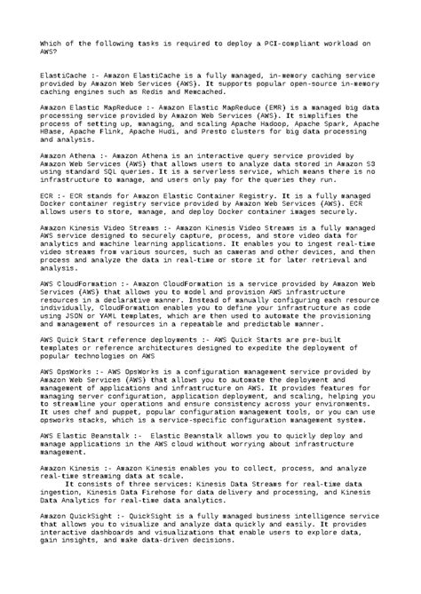 AWS 2 - Essential Notes for Deploying Workloads on AWS Services - Studocu