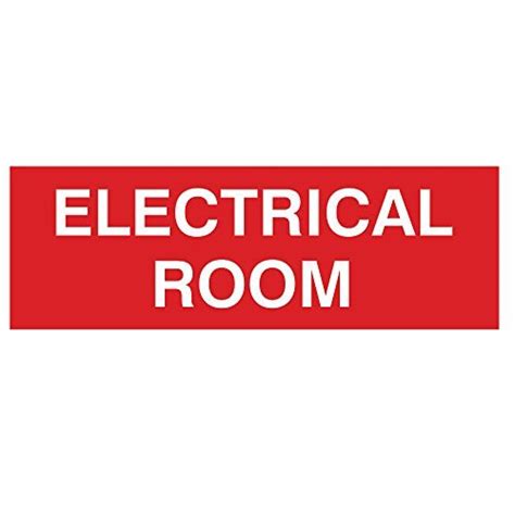 All Quality Basic Electrical Room Door/Wall Sign | Durable Construction ...