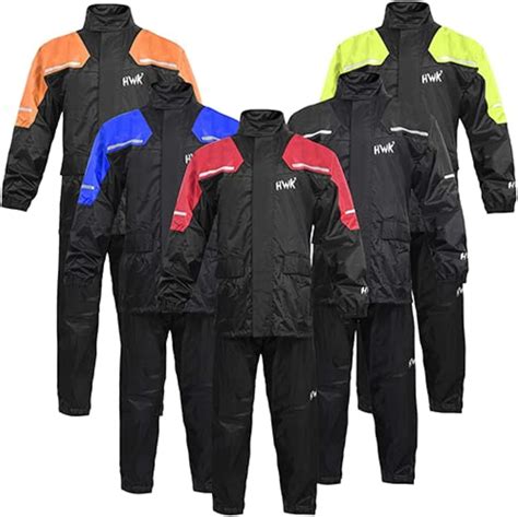 HWK Motorcycle Rain Suit for Men and Women, India | Ubuy