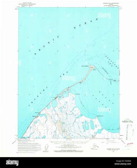 Map of alaska barrow hi-res stock photography and images - Alamy