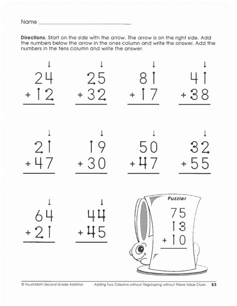 Image result for TouchMath Second Grade Worksheets