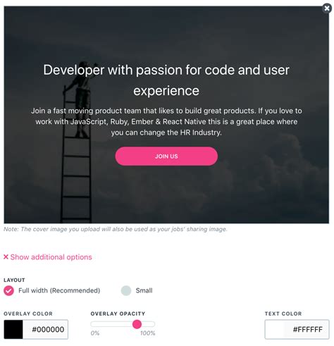 Image result for Layout Features of a Job Advert