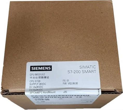 SIEMENS S7-200 SMART - SIEMENS SIMATIC S7-200 SMART PLC, CPU ST60 ...