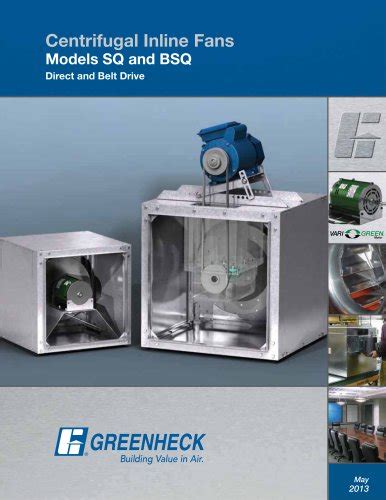 Centrifugal Fan Performance Supplement - Single Width - Greenheck - PDF ...