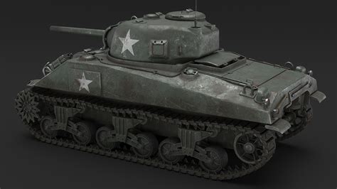 Combat M4 Sherman Tank 3D | 3D Molier International
