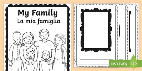 My Family Book English/Italian - My Family Booklet