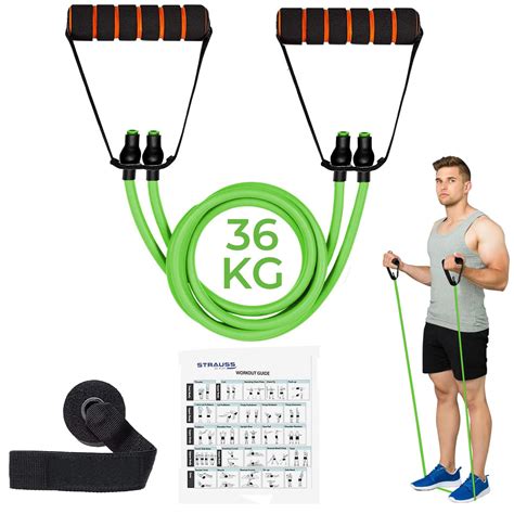 Buy Strauss Double Resistance Tube: Gym Strength Training – StraussSport