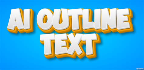 Image result for Ai Outline Text
