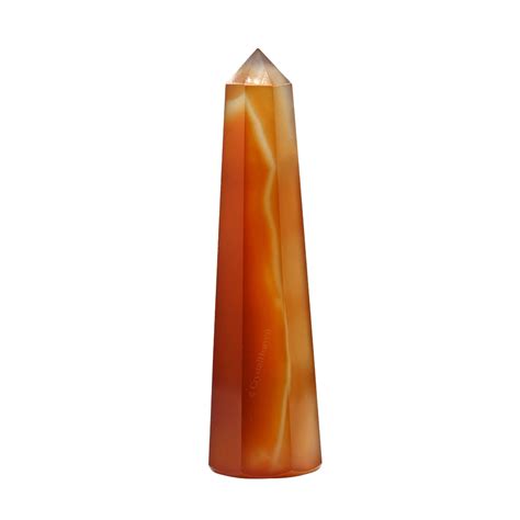 Carnelian Tower - Premium Crystal Towers Obelisc Points