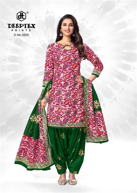 Deeptex Batik Plus Vol 26 Cotton Dress Material Collection