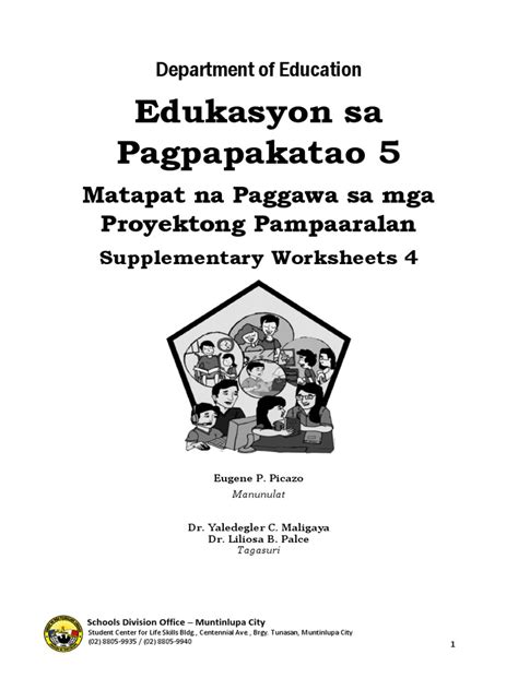 Image result for ESP 5 Quarter 4 Week 1 Module