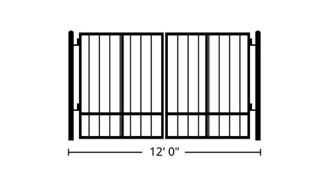 Image result for Single 12 Gate with Columns
