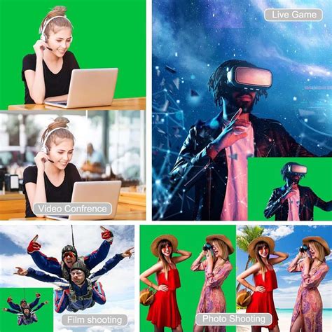 Fonista 8X12ft Green Screen Backdrop Background, Curtain, Photography ...