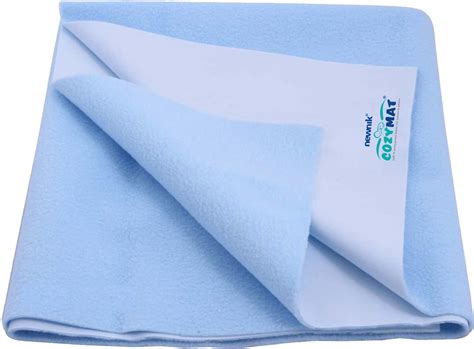Buy NEWNIK COZYMAT DRY SHEET (SIZE: 70CM X 100CM) MEDIUM SKY BLUE ...