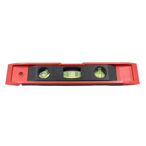 3 Bubble Mini Spirit Level Plastic Torpedo Carpenter's Spirit Level Me ...