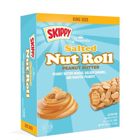 SKIPPY® King Size Peanut Butter Salted Nut Roll, 3.25 oz, 18 Ct ...