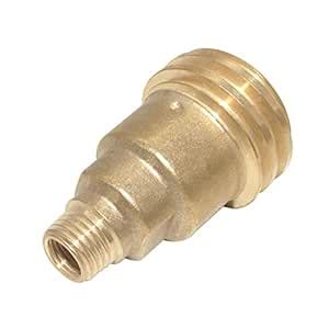 Hooshing QCC1 Acme Nut Propane Gas Fitting Adapter with 1/4 Inch Male ...