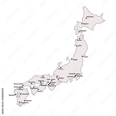 Japan Map Outline 的图像结果