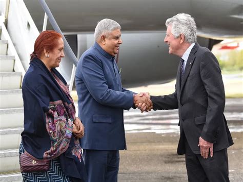 Vice-President Dhankhar meets UK's King Charles III ahead of Coronation ...