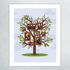 Family Tree Collage Frame 2 | Personalized Family Tree Collage Frame ...
