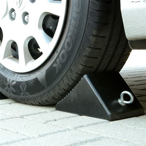 AFA Tooling - Set of 4 Wheel Chocks | Heavy Duty Nylon Rubber Wedge for ...
