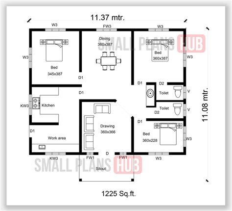 House Plans 1200 Square Feet