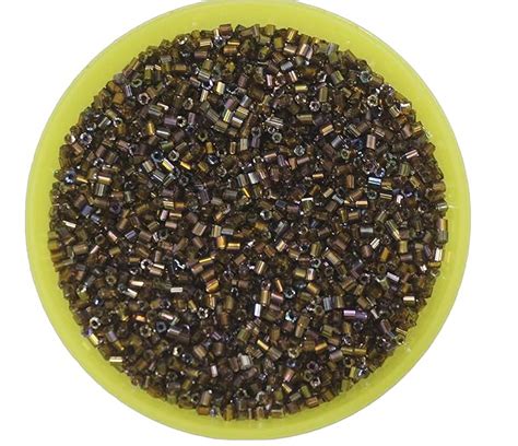 Generic Multi Color Cut Tube Beads 100g - Aari Work/Embroidery - Round ...