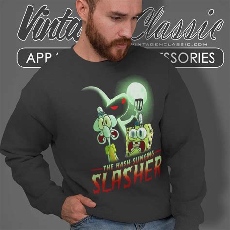 Spongebob Squarepants Shirt Hash Slinging Slasher - Vintagenclassic Tee
