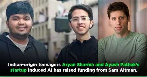 Two Indian-Origin Teens Raise $2.3m In Funds From OpenAI's CEO Sam ...
