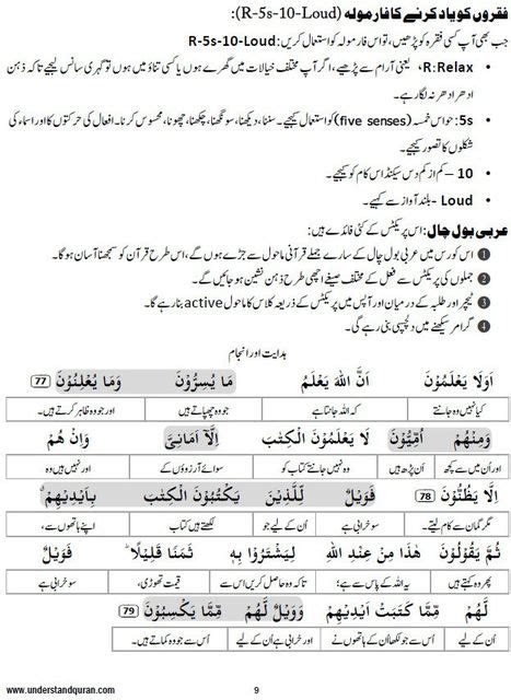 Understand Qur'an Course 4 Urdu Book (Surah Al-Baqarah Verses 77-105 ...