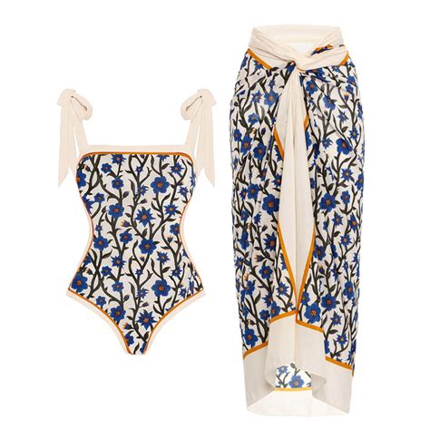 VBVC Clearance Women One Piece Swimsuit with Matching Cover Ups Floral ...