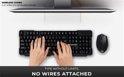 Amazon.in: Buy Lapcare Wireless Combo WL204 | The Compact & Ergonomic ...