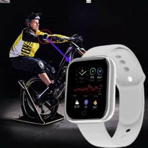 Luxurova D2235_D20WHITE PLUS HEART RATE MULT FACES SMART WATCH BLACK ...