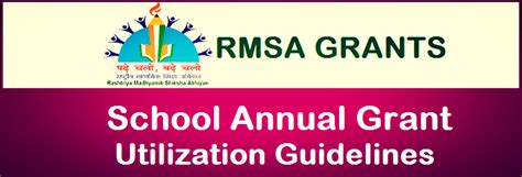 RMSA Grants Utilisation Guidlines - Jobs Results Admissions Notifications