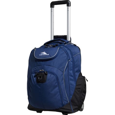 High Sierra Powerglide Wheeled Backpack - True Navy-Black - Save 52%