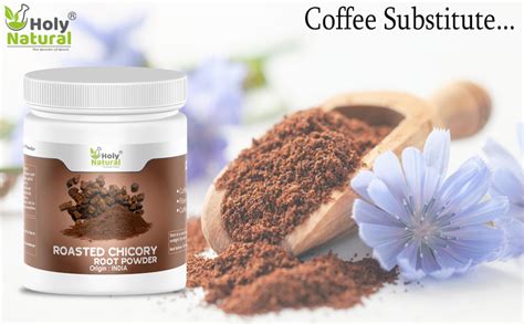 Holy Natural Roasted Chicory Root Powder (400 gm) Coffee Substitute ...