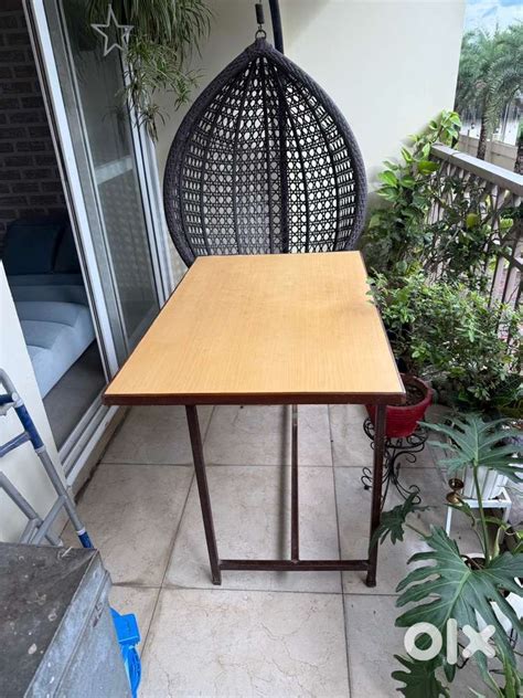 Study Table with 2 plastic chairs( 4 feet * 2 1/2 feet) - Other ...