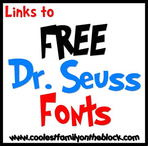 Dr Seuss Font In Word - Letter Words Unleashed