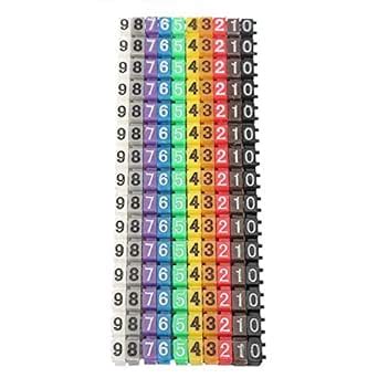 Cable Marker Set, Wire Number, Fine Workmanship Conspicuous Cable ...