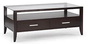 Magnussen Baker Wood Rectangular Cocktail Table : Amazon.in