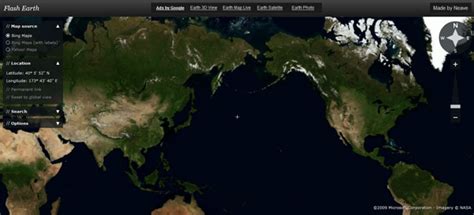 快速在线查看全球卫星地图 flashearth - 云时代_YunSD.Net