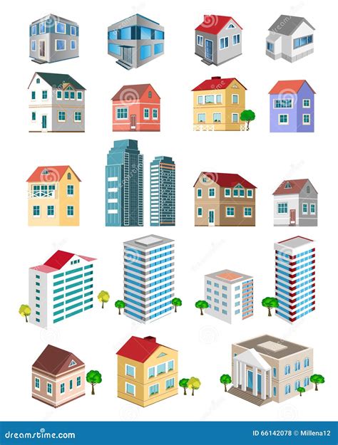 3d Buildings Clipart