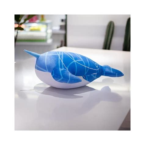 Buy ETUF Genshin Impact Plush Sky-Swallowing Blue Whale Stuffed Plushie ...