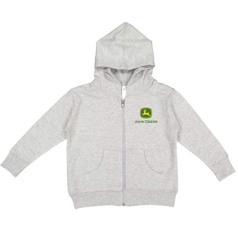 John Deere Toddler Boy Full Zip Hooded Sweatshirt-Oxford-4T: Amazon.in ...