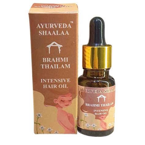 Ayurveda Shaalaa Pre-Wash Brahmi Hair Treatment Oil For Dandruff/Scalp ...