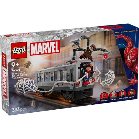 LEGO | LEGO® Marvel 76321 Spider-Man vs. Doc Ock Subway Train Scene ...