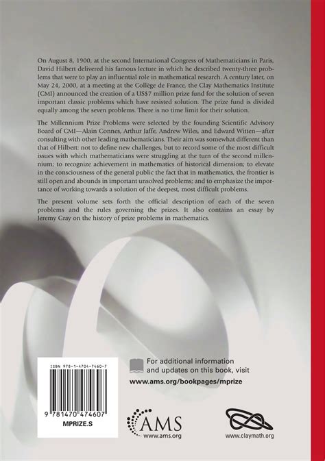 The Millennium Prize Problems