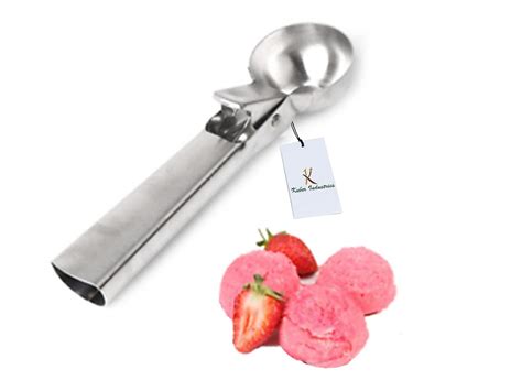 Buy Kuber Industries™ Stainless Steel Spring/Trigger Ice Cream Scoop ...