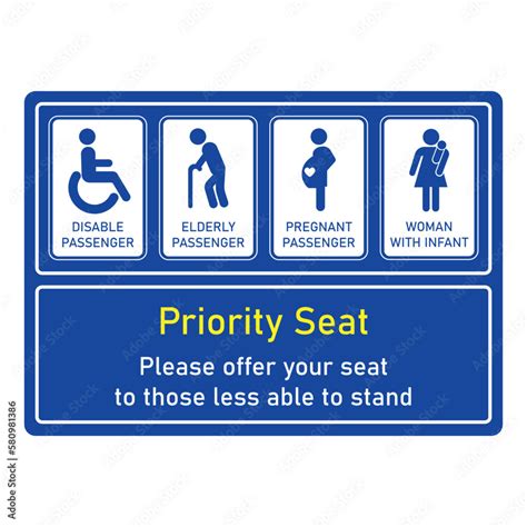 Image result for Priority Sticker On Bus