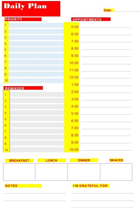 Daily Plan Example 的图像结果